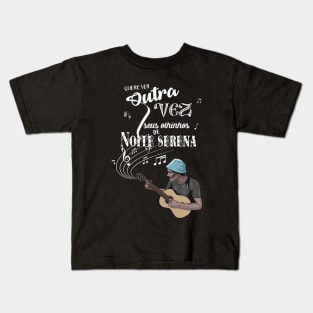 Olhinhos de noite serena (dark tees version) Kids T-Shirt